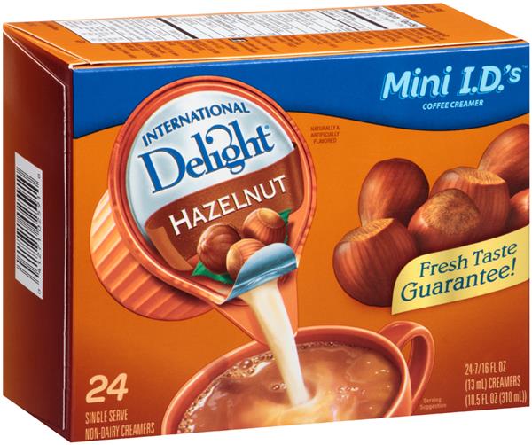International Delight Mini I.D.'s Hazelnut Single Serve NonDairy