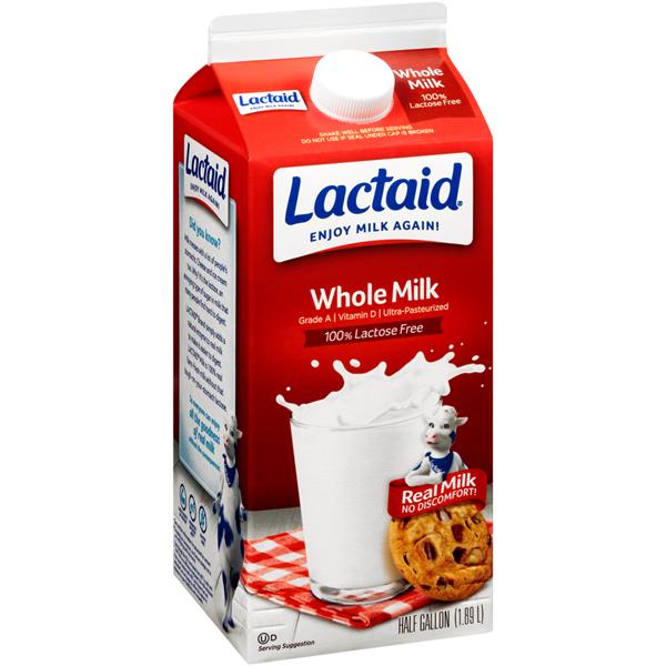 Lactaid 100 Lactose Free Whole Milk Hy Vee Aisles Online Grocery