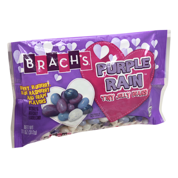Brach's Purple Rain Tiny Jelly Beans Valentines Candy 3 Oz. Pouch