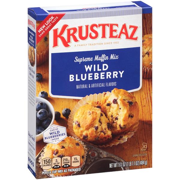 Krusteaz Wild Blueberry Supreme Muffin Mix | Hy-Vee Aisles Online ...