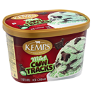 Kemps Mint Cow Tracks Ice Cream