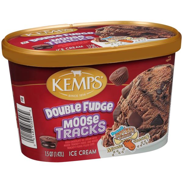 Kemps Double Fudge Moose Tracks Ice Cream Hy Vee Aisles Online