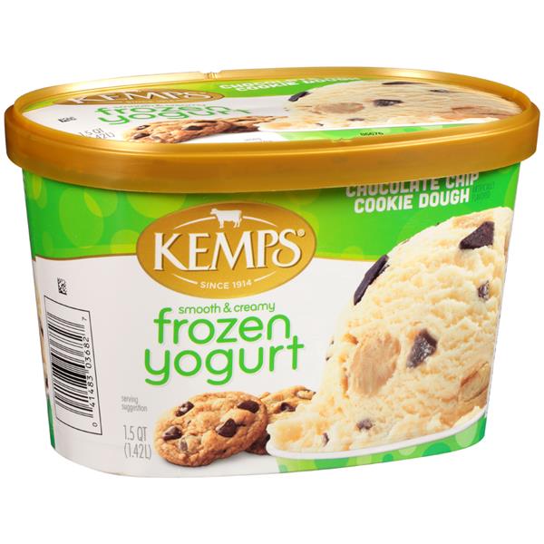 Kemps Chocolate Chip Cookie Dough Frozen Yogurt | Hy-Vee Aisles Online ...