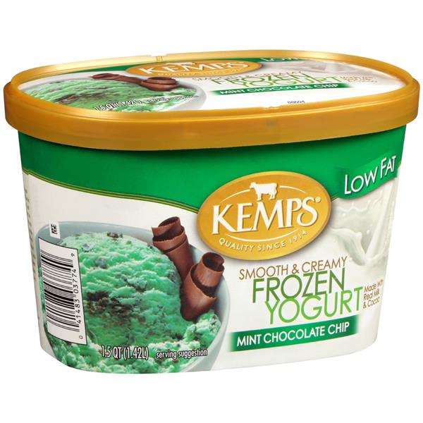 Kemps Low Fat Mint Chocolate Chip Frozen Yogurt | Hy-Vee Aisles Online ...