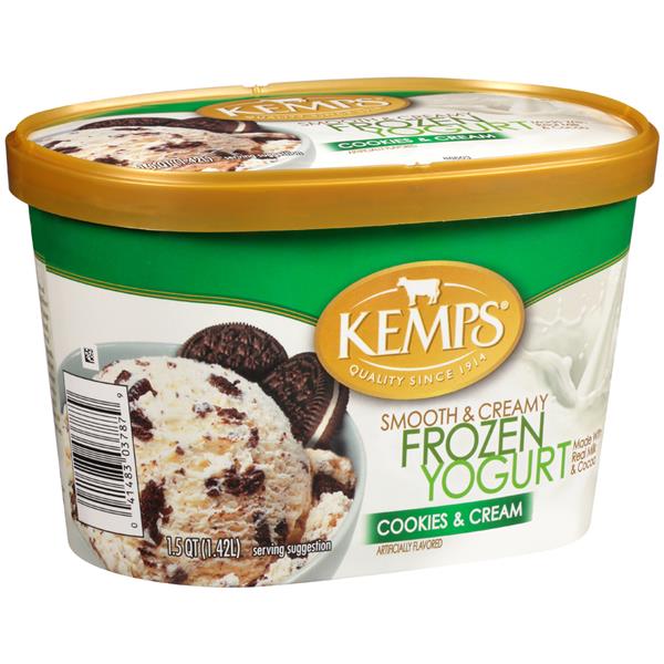 Kemps Cookies & Cream Frozen Yogurt | Hy-Vee Aisles Online Grocery Shopping