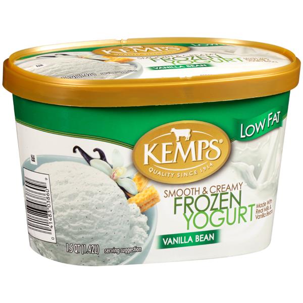 Kemps Low Fat Vanilla Bean Frozen Yogurt HyVee Aisles Online Grocery