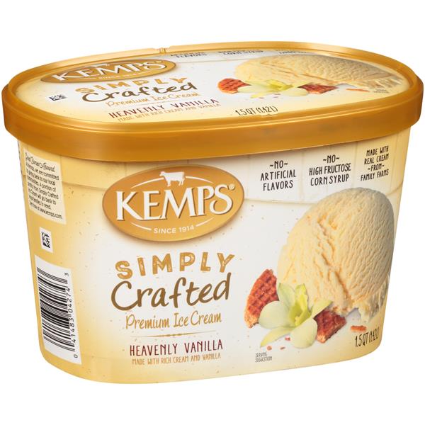 Kemps Simply Crafted Heavenly Vanilla Premium Ice Cream Hy Vee Aisles Online Grocery Shopping