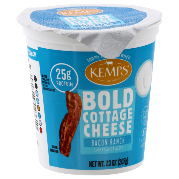 Kemps Bold Cottage Cheese, Bacon Ranch, Small Curd, 4 Milkfat HyVee