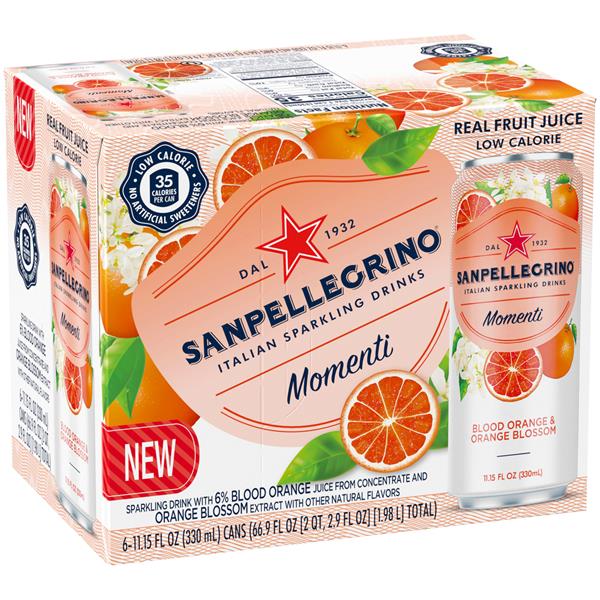 San Pellegrino Momenti Blood Orange 6Pk | Hy-Vee Aisles Online Grocery ...