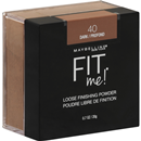 Maybelline New York Fit Me! Loose Finishing Powder, 40 Dark