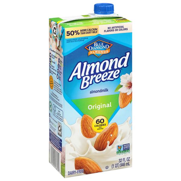 Blue Diamond Almond Breeze Original Almond Milk | Hy-Vee ...