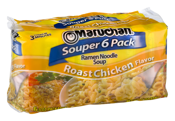 Maruchan Ramen Roast Chicken, 3.0 Oz, Pack of 24