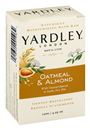 Yardley Moisturizing Bath Bar, Oatmeal & Almond