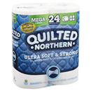 Quilted Northern Ultra Soft & Strong Bathroom Tissue, Unscented Mega Roll, 2 Ply