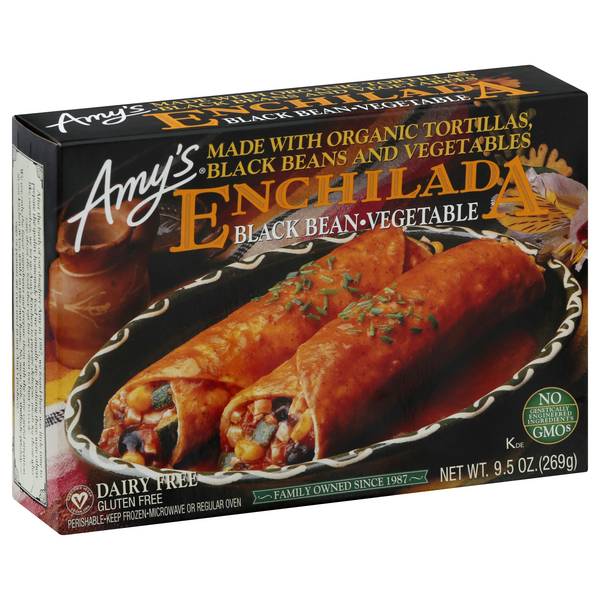 Amy's Black Bean Vegetable Enchilada HyVee Aisles Online Grocery Shopping