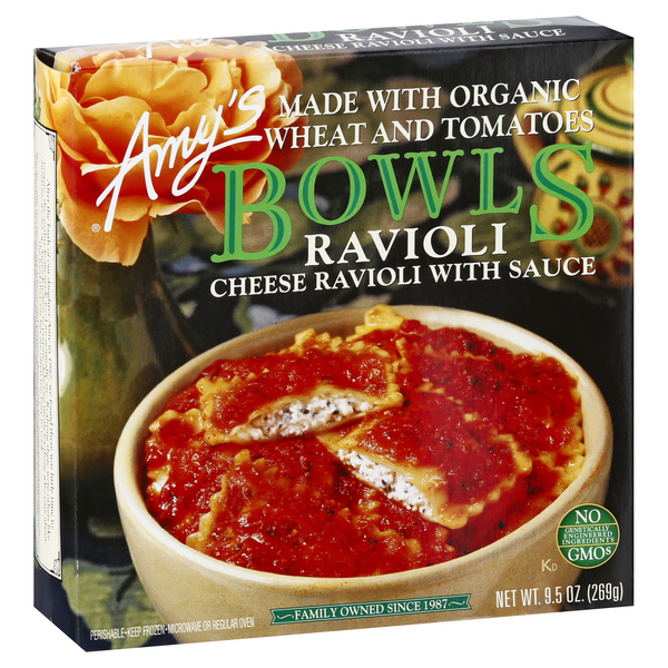 Amy's Bowls Cheese Ravioli With Sauce | Hy-Vee Aisles Online Grocery ...