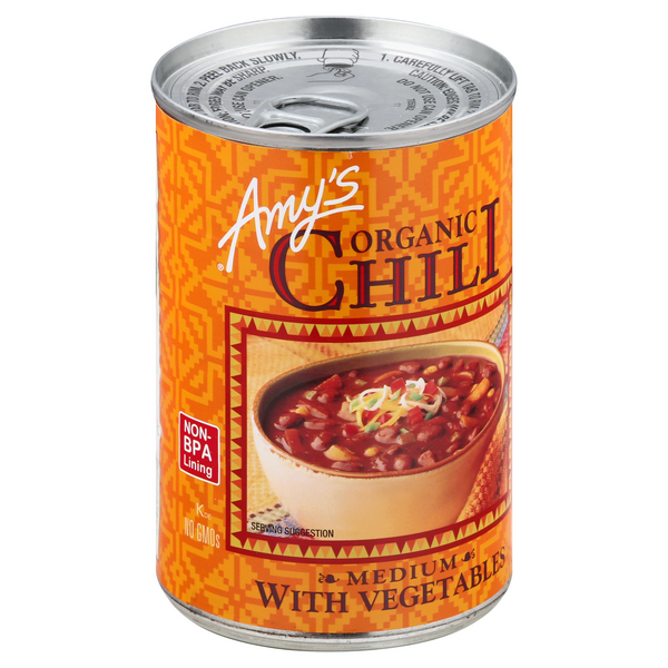 Amy's Organic Chili Medium With Vegetables HyVee Aisles Online Grocery Shopping
