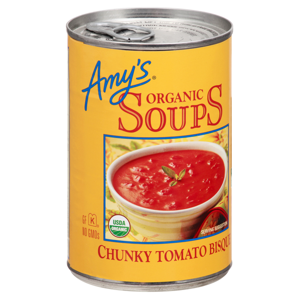 Amy's Organic Gluten Free Low Sodium Chunky Tomato Bisque Soup - 14.5oz