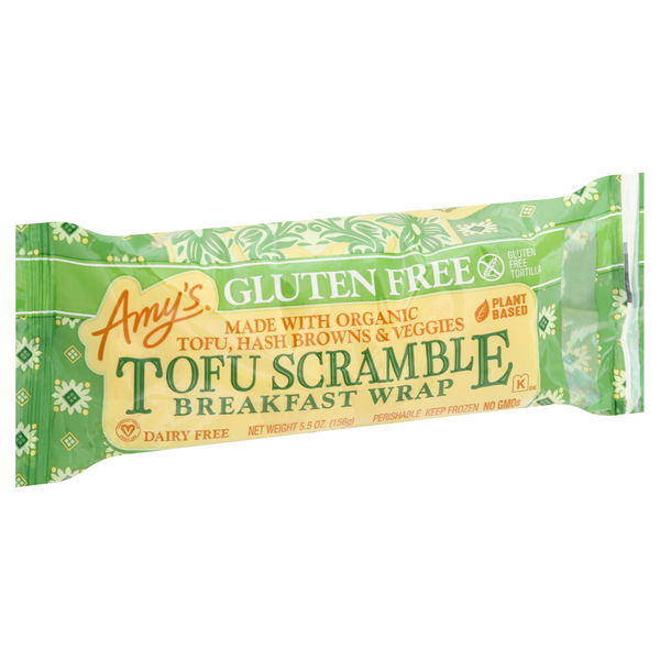 Amy's Gluten Free Tofu Scramble Breakfast Wrap | Hy-Vee Aisles Online