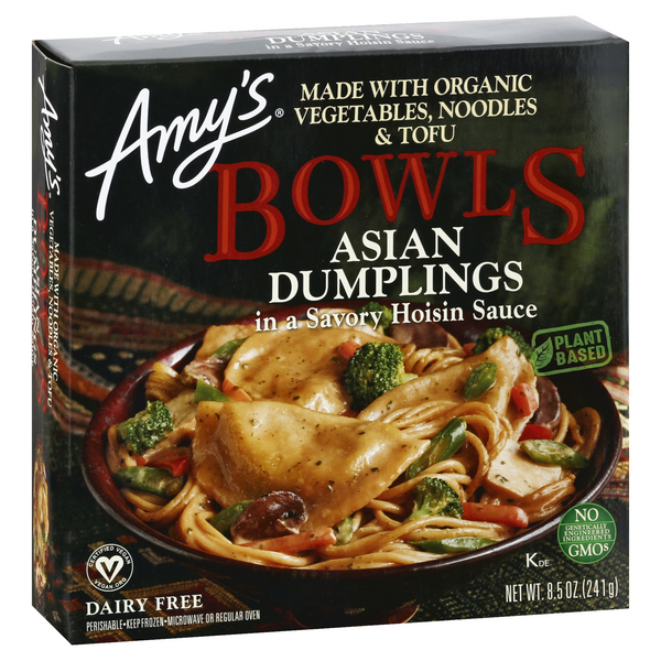 Amys Bowls, Asian Dumplings, In A Savory Hoisin Sauce HyVee Aisles