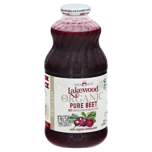 Lakewood Juice, Organic, Pure Beet HyVee Aisles Online Grocery Shopping