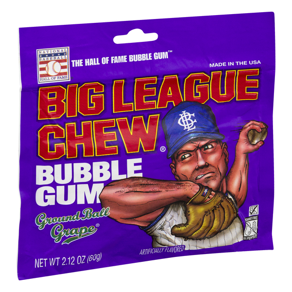 Big League Chew Bubble Gum, Ground Ball Grape | Hy-Vee Aisles Online ...