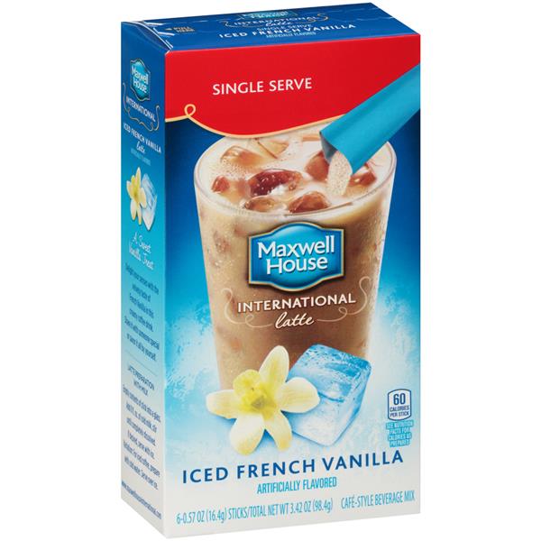 Maxwell House International Iced French Vanilla Latte Cafe-Style ...