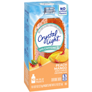 Crystal Light with Caffeine Peach Mango On the Go Drink Mix, 10 Packets