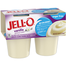 Jell-O Sugar Free Vanilla Reduced Calorie Pudding Snacks 4Ct