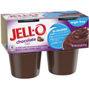 Jell-O Sugar Free Chocolate Reduced Calorie Pudding Snacks 4Ct