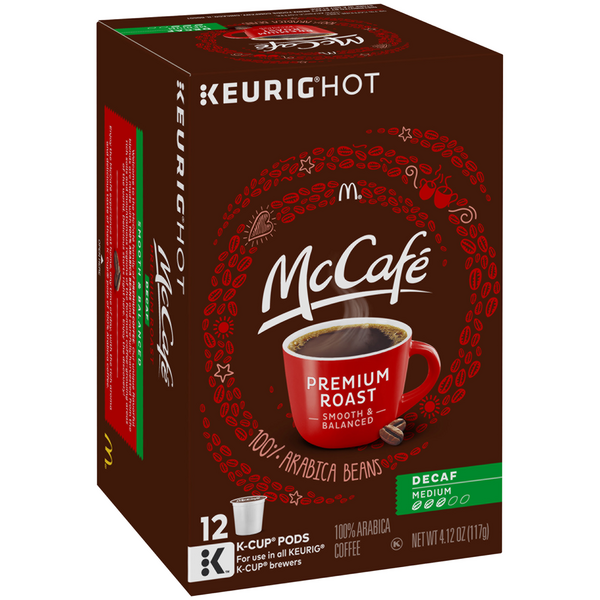 McCafe Decaf Premium Roast Coffee K-Cup 