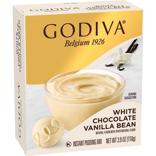 Godiva White Chocolate Vanilla Bean Instant Pudding Mix HyVee Aisles