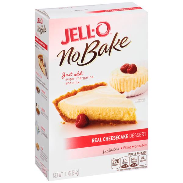 JellO No Bake Real Cheesecake Dessert Mix HyVee Aisles Online