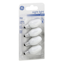 GE Night Light White 4W Candelabra Base Bulbs