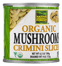 Native Forest Sliced Organic Crimini Mushrooms