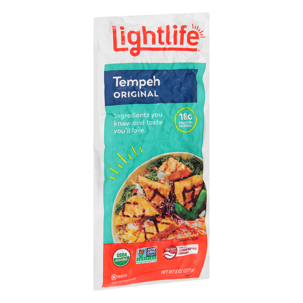 Lightlife Organic Tempeh Original | Hy-Vee Aisles Online Grocery Shopping