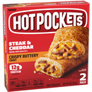 Hot Pockets Frozen Sandwiches Steak & Cheddar 2Pk