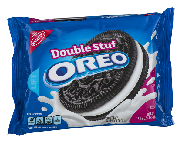 thumbnail image 2 of Nabisco Double Stuf Oreo Creme Sandwich Cookies – New, Fresh, Pantry Staple 2 of 3