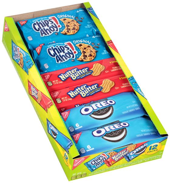 Nabisco Chips Ahoynutter Butteroreo Cookies Variety Pack 12 Ct Tray Hy Vee Aisles Online 8160