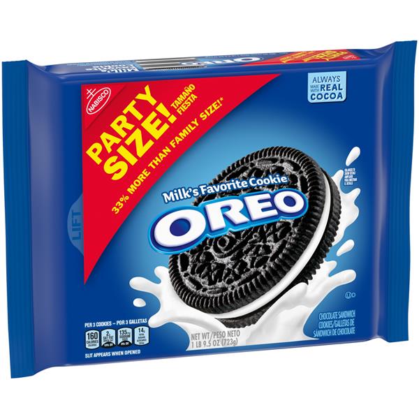 Nabisco Oreo Party Size Chocolate Sandwich Cookies | Hy-Vee Aisles ...