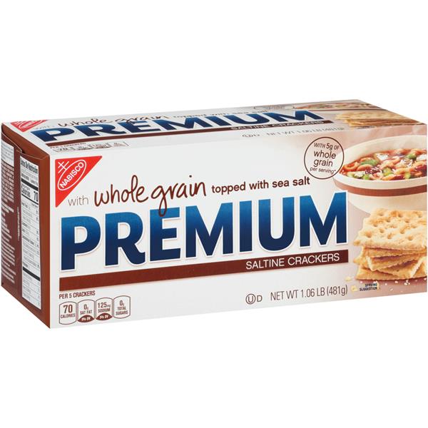 Nabisco Premium Saltine Crackers With Whole Grain Hy Vee Aisles 