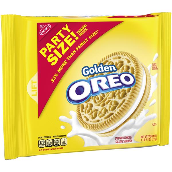 Nabisco Oreo Golden Sandwich Cookies Hy Vee Aisles Online Grocery Shopping