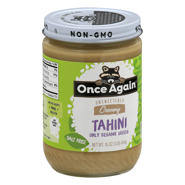 Once Again Organic Unsweetened & Salt Free Tahini
