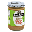 Once Again Organic Creamy Cashew Butter