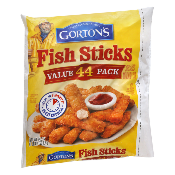 Gorton's® Natural Catch Smart & Crunchy Fish Sticks 20 ct Pouch