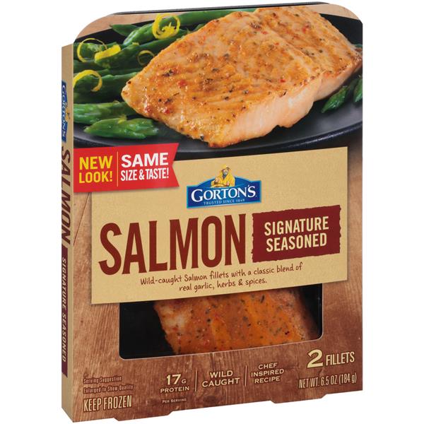 Gorton's Signature Seasoned Salmon 2Ct HyVee Aisles Online Grocery Shopping