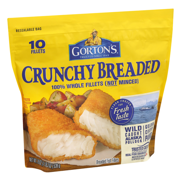 Gorton's Crunchy Breaded Fish Fillets HyVee Aisles