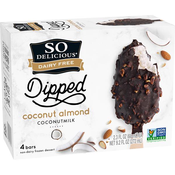 So Delicious Dairy Free Minis Coconut Almond Coconut Milk Bars 4Ct Hy