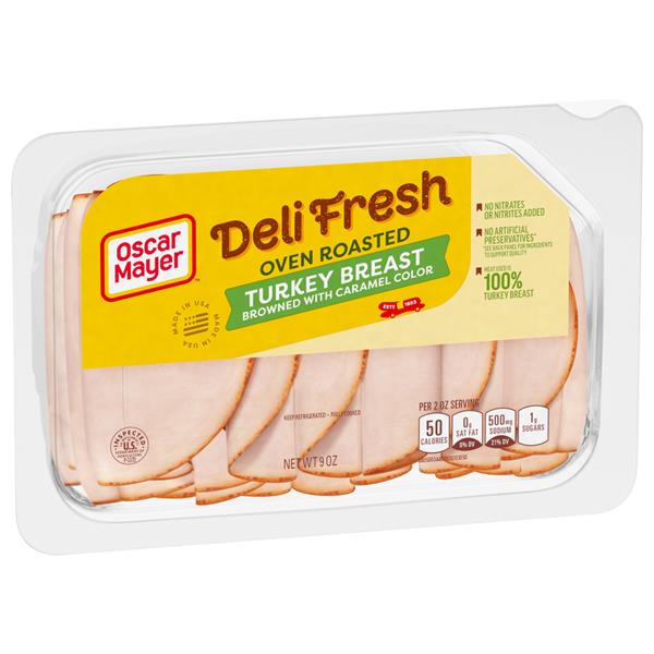 Oscar Mayer Deli Fresh Oven Roasted Turkey Breast Lunch Meat HyVee
