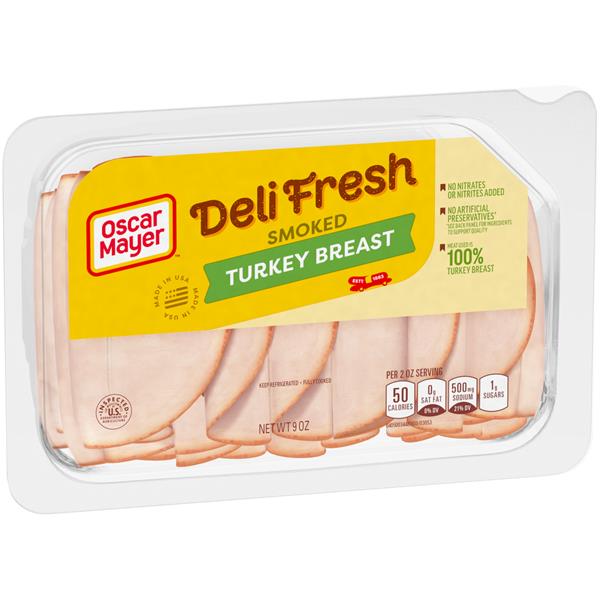 Oscar Mayer Deli Fresh Smoked Turkey Breast Lunch Meat | Hy-Vee Aisles ...